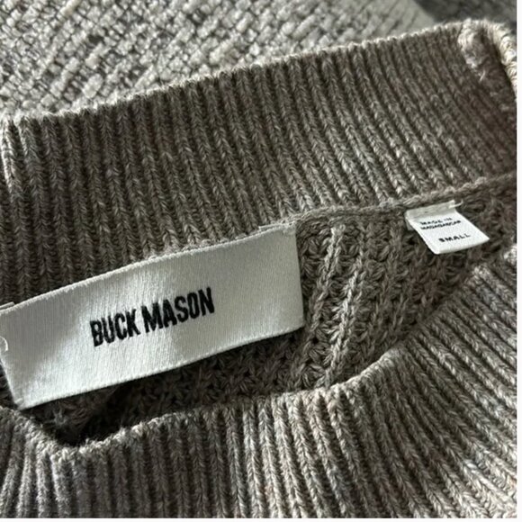 Buck Mason Women's Soft Seafarer Cotton Sweater in Size Small - Picture 4 of 5